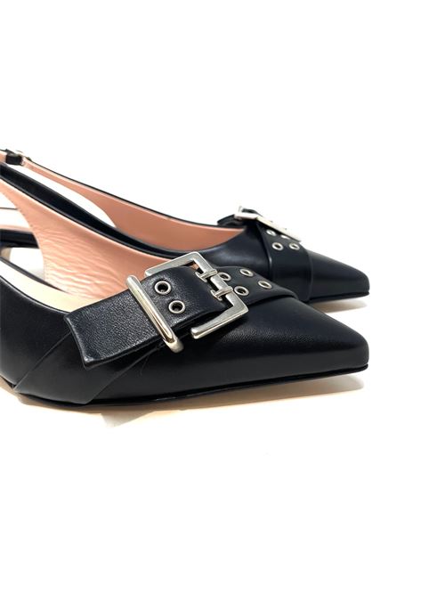 Slingback donna con fibbia IL LACCIO | N198NAPPANERO